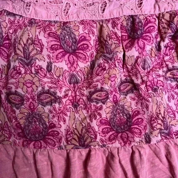 Lucky Brand Eyelet Floral Tank - Picture 6 of 6